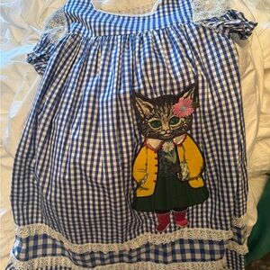 Gucci Blue Gingham Dress